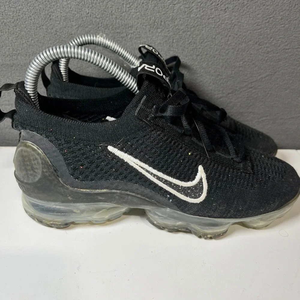 Nike Air VaporMax 2021 FK Black White Running Shoes DC4112-002 Mens 6 Womens 7.5