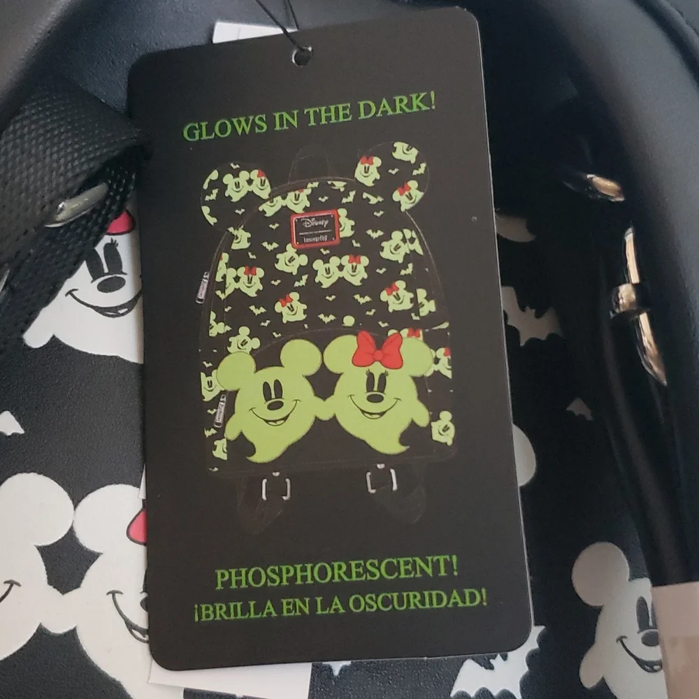 Loungefly Glow in the Dark Mickey and Minnie Ghost Halloween set