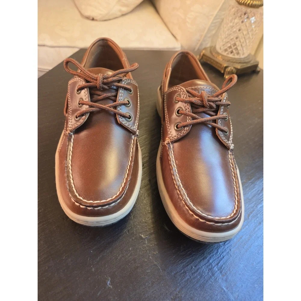 Sperry Men's Top-Sider Billfish 3-Eye Leather Boat Shoe Brown Sz 8M NEW! $125