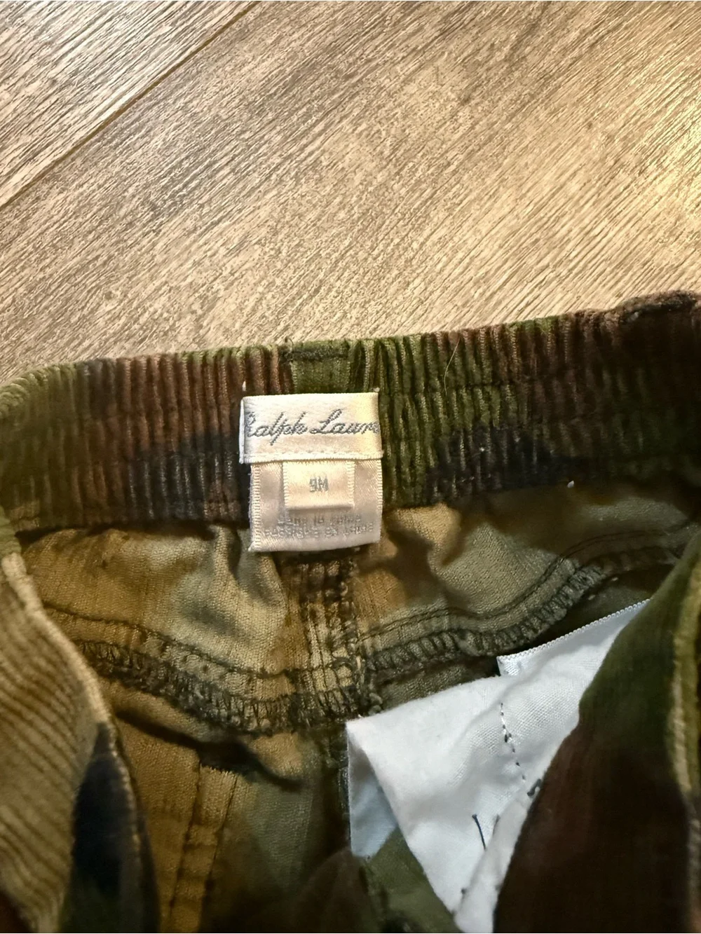Baby Ralph Lauren camo pants 9m