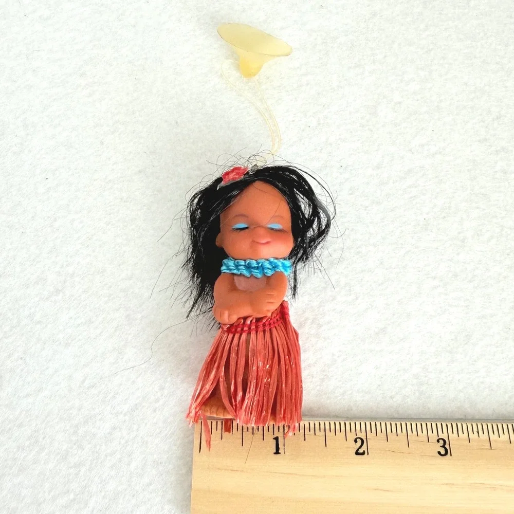 Aloha Hawaii Hula Girl Doll Set Vintage 3.5