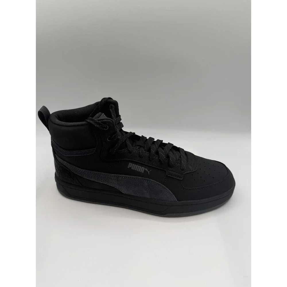 Puma Caven 2.0 Mid Buck Mix Sneaker, Men's 10.5, EU 44, Black Gray,#399020-01