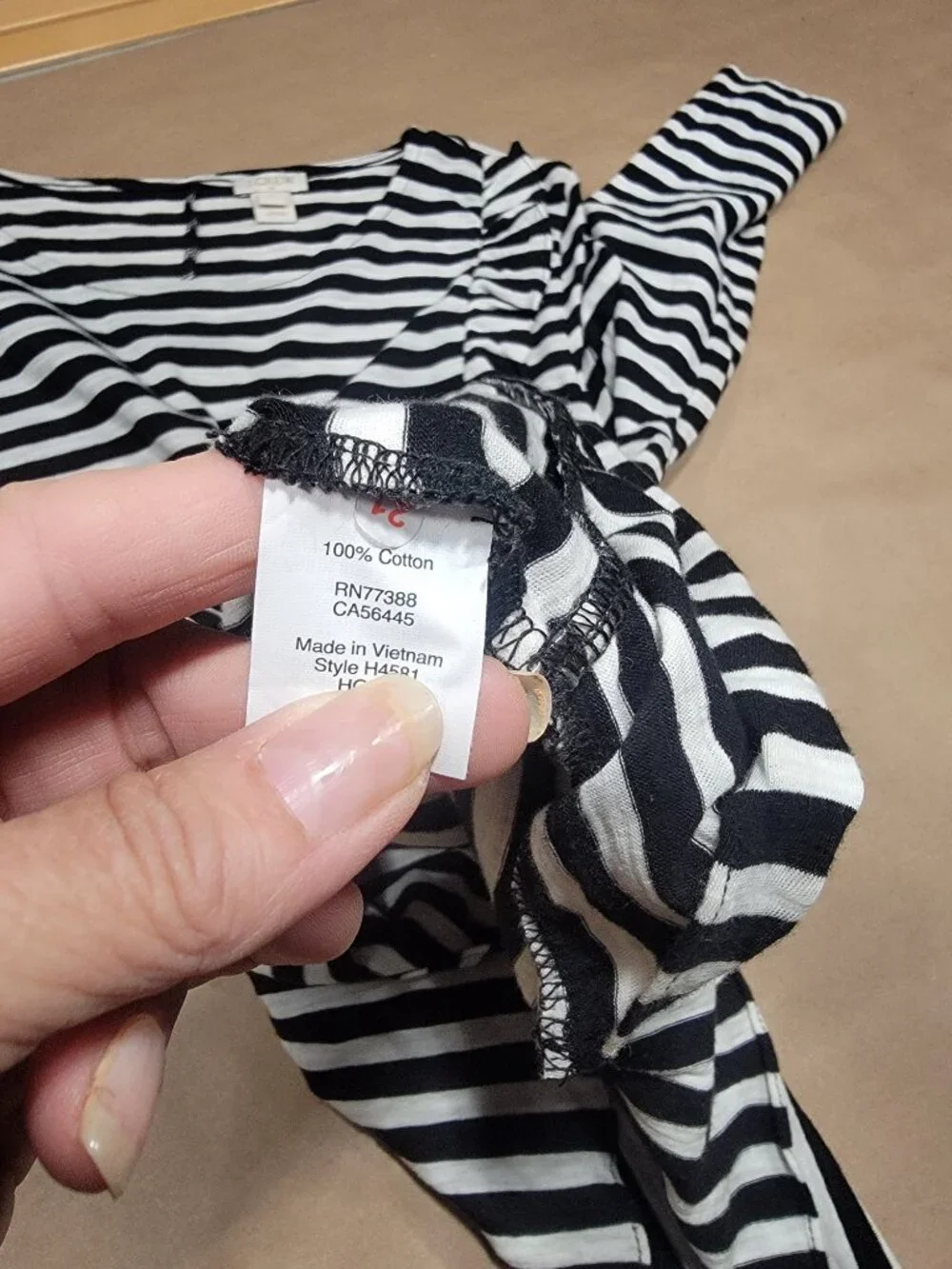 J. Crew crew gently