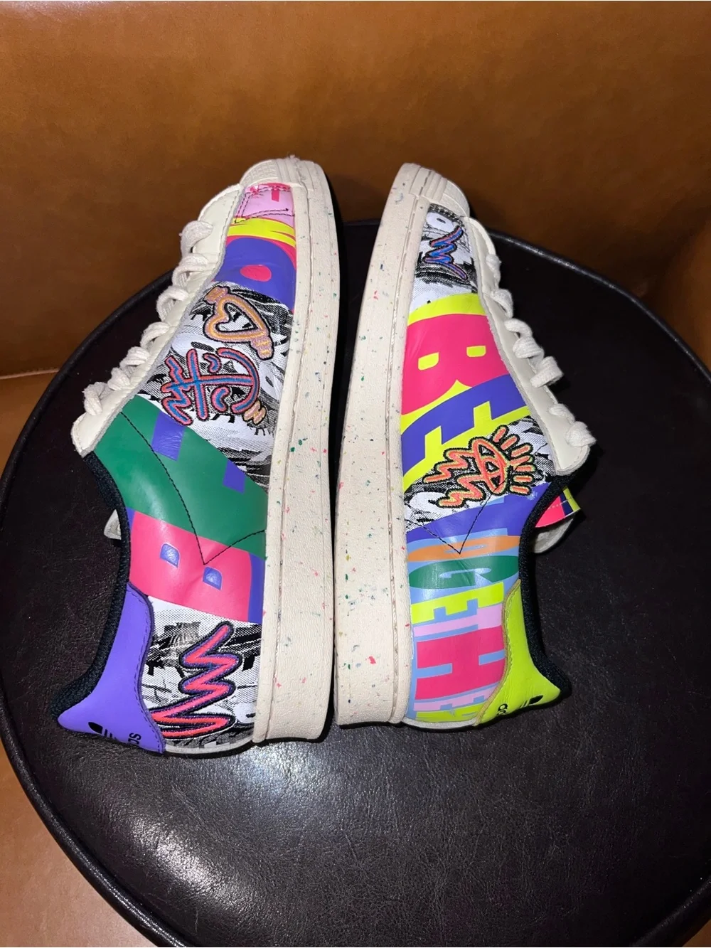 Kris Andrew Small x adidas Superstar 'Pride' sneakers men’s size 8