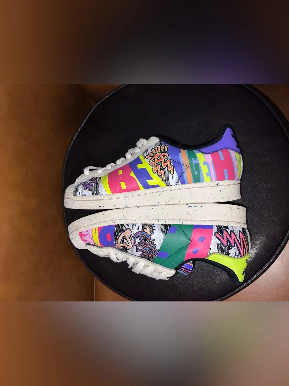 Kris Andrew Small x adidas Superstar 'Pride' sneakers men’s size 8