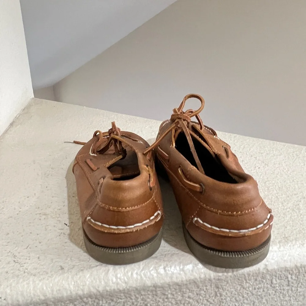 Sperry Top-Sider 2 Eye Sahara Brown Boat Shoe Driving Loafers Casual Men Sz 11‎