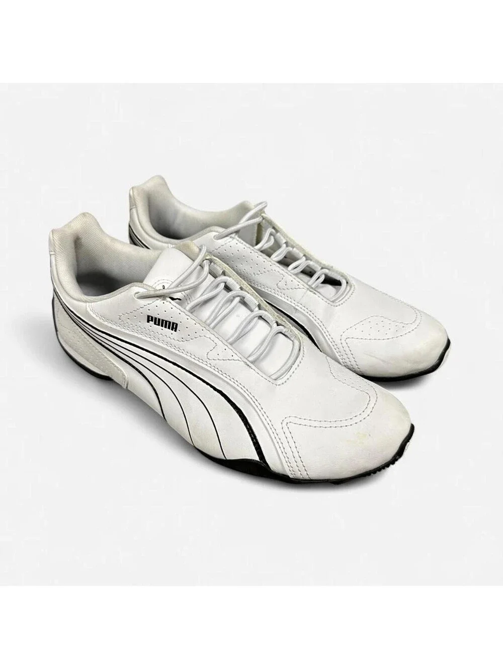 PUMA Redon Bungee White Black - 388167-01 Men’s slip on size 8.5