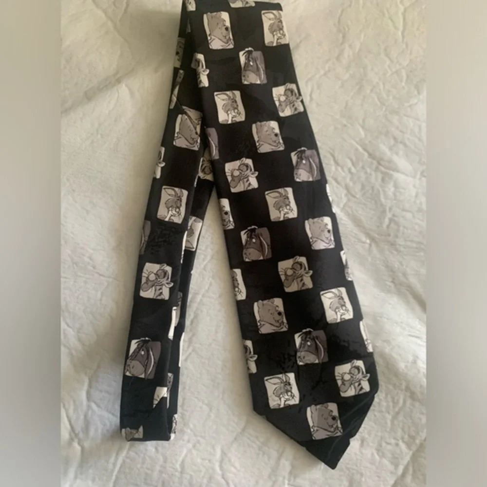 Mens Disney‎ Winnie The Pooh & Friends  Retro 90s Neck Tie Vintage Lot Of 2