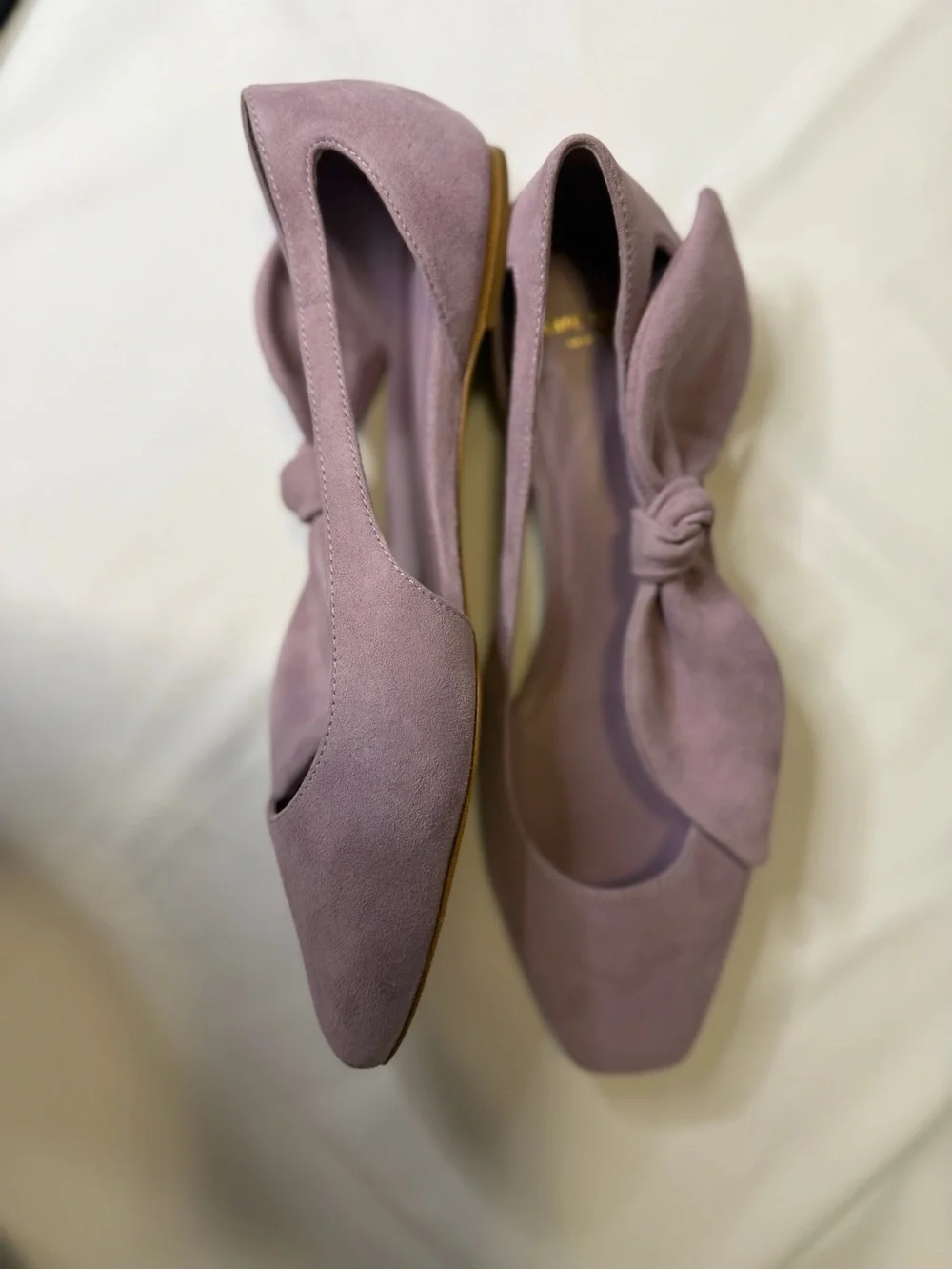 kate spade bunnie flats, purple