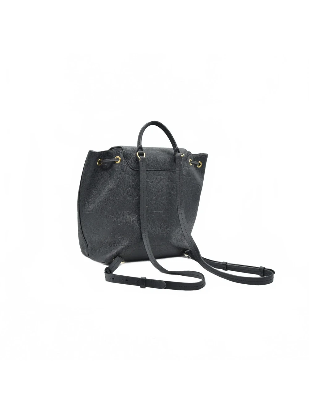 Louis Vuitton drawstring interior brass