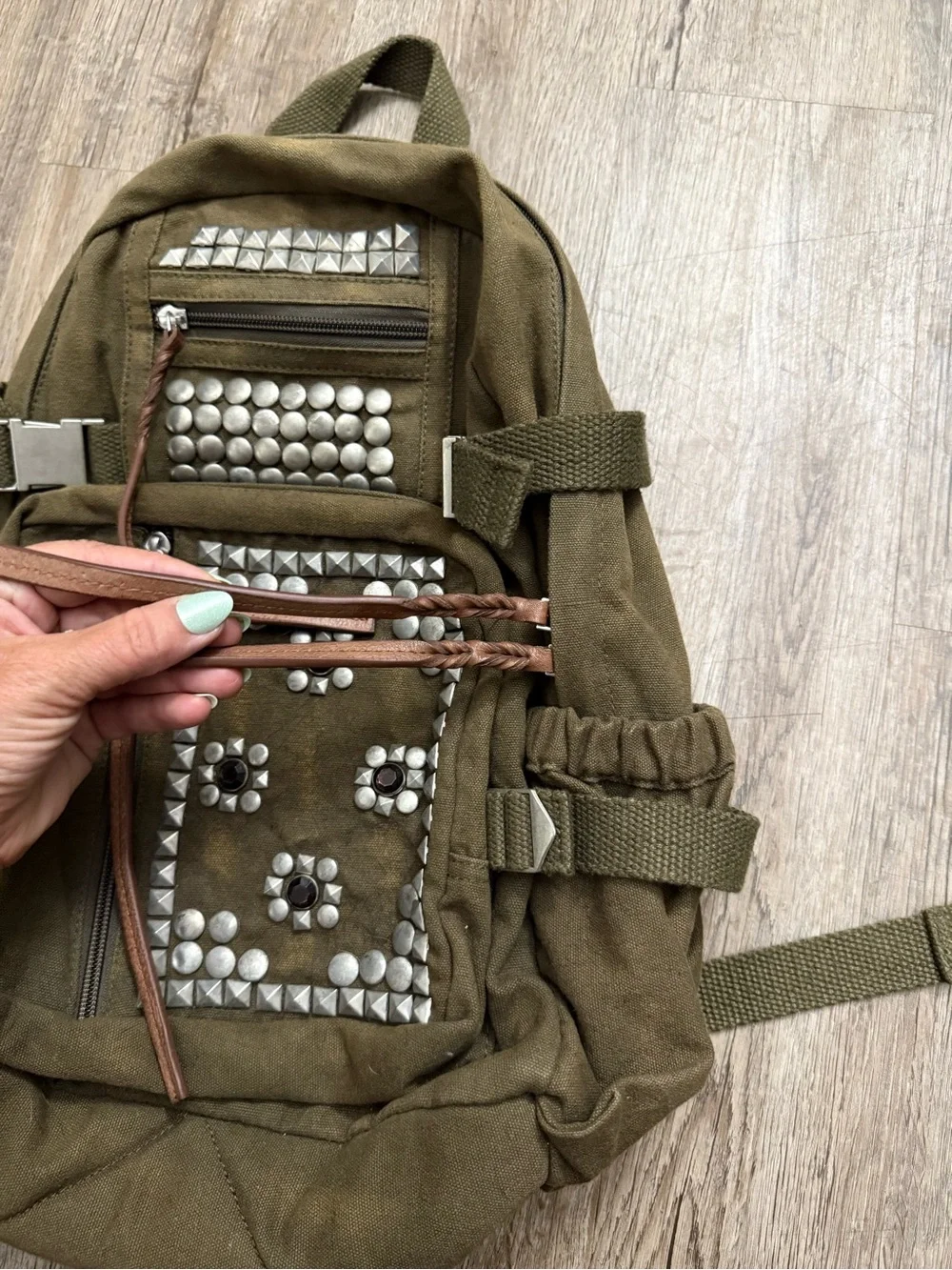 Free People • Berlin Studded Backpack