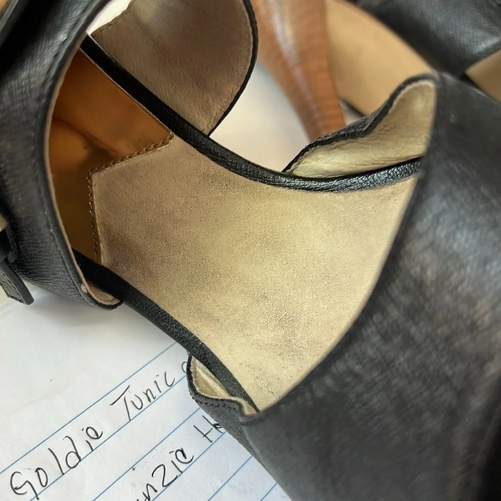 Michael Kors, McKenzie Black Women Heel Sandals Size 9