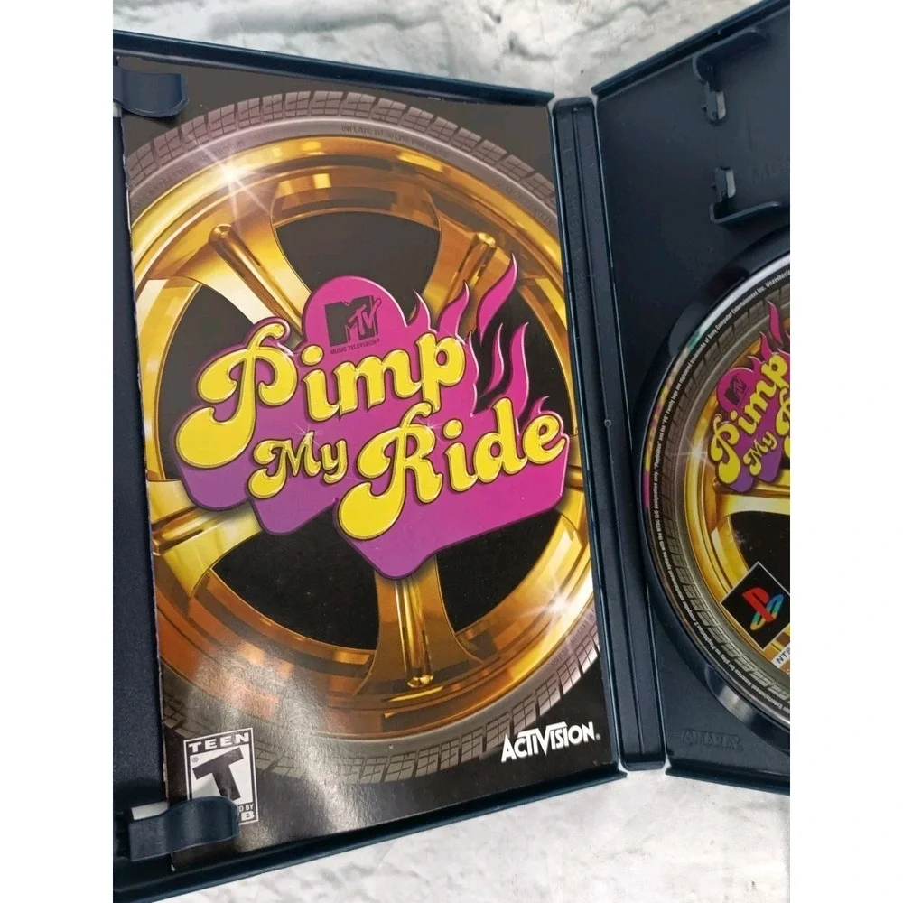 Pimp My Ride (PS2 PlayStation 2, 2006) Complete w/ Manual CIB Black Label