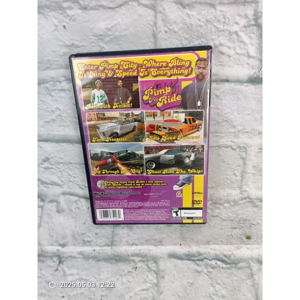 Pimp My Ride (PS2 PlayStation 2, 2006) Complete w/ Manual CIB Black Label