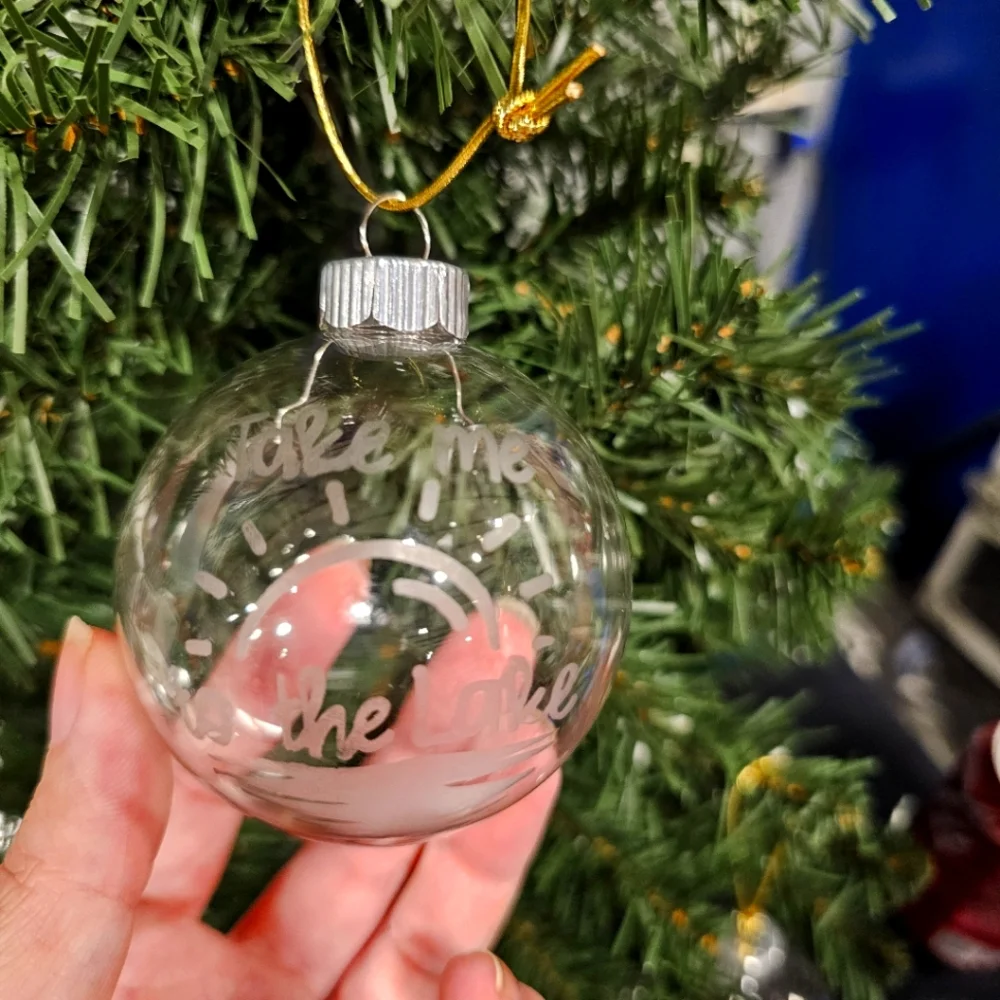 Handmade Beautiful Beacons Take Me To the Lake Ornament