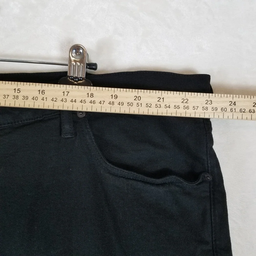 Polo Ralph Lauren Jeans Mens 46x34 Black Hampton Relaxed Straight Denim