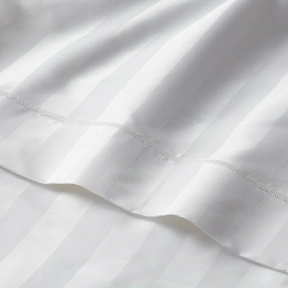 Threshold Hotel Collection Queen 800 Thread Count Damask Sheet Set White New