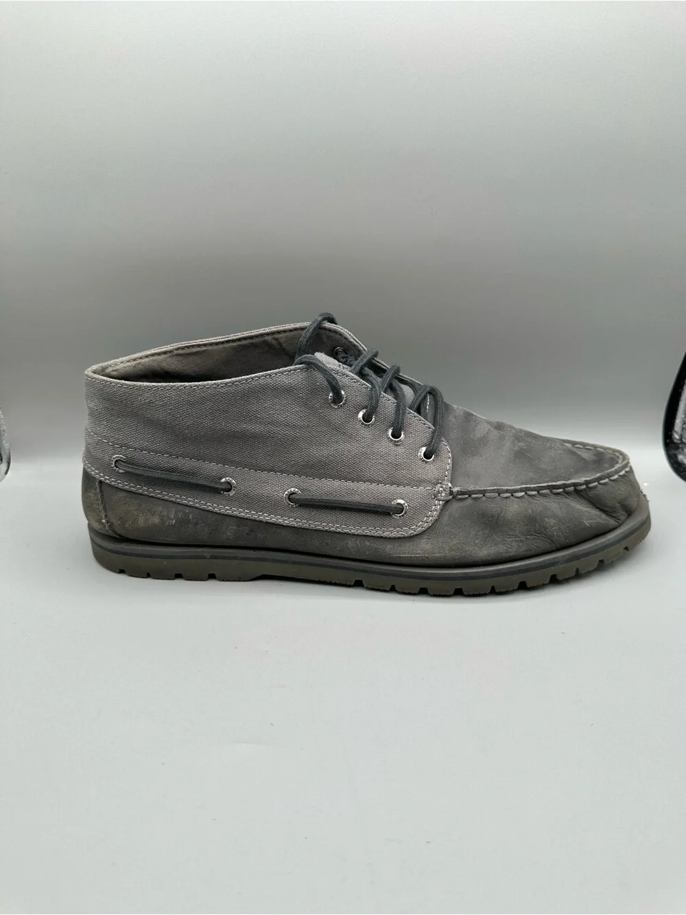 Sperry Leeward Mini Lug Chukka Boots Men Size 13 Gray