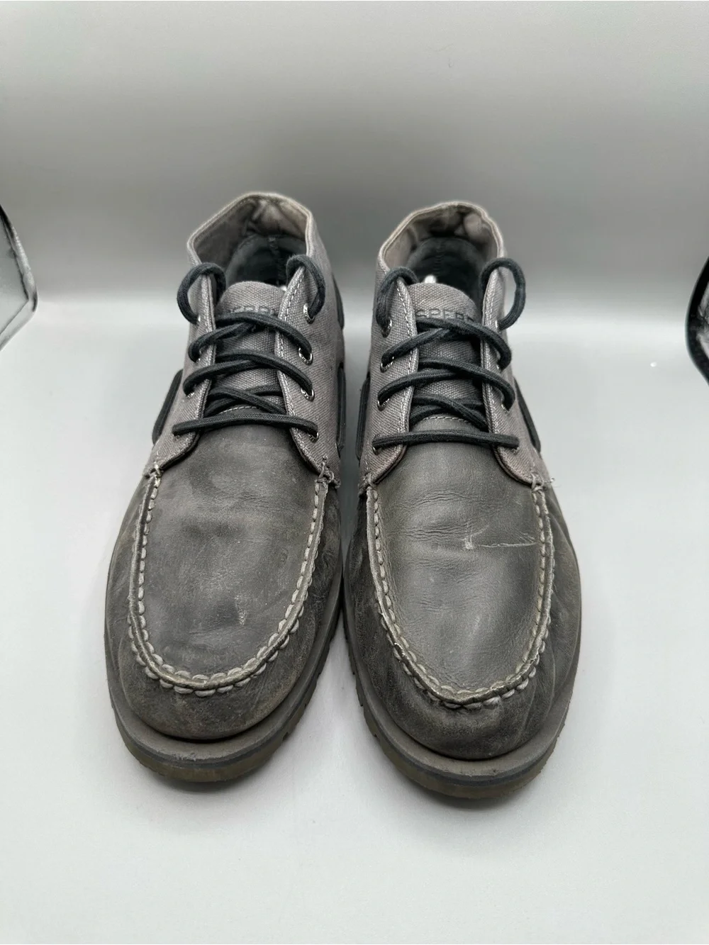 Sperry Leeward Mini Lug Chukka Boots Men Size 13 Gray