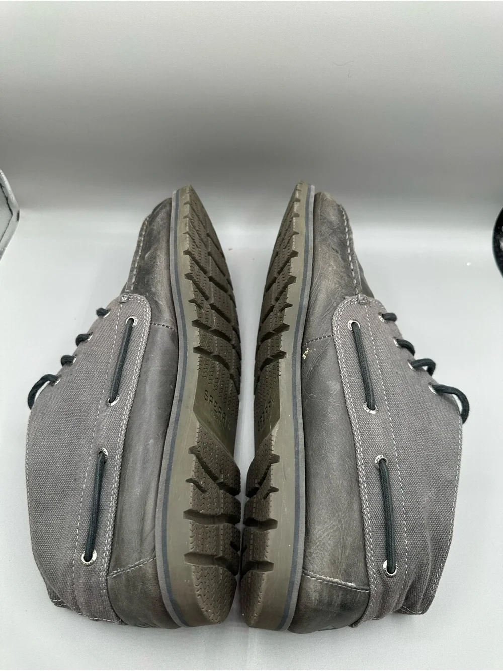 Sperry Leeward Mini Lug Chukka Boots Men Size 13 Gray