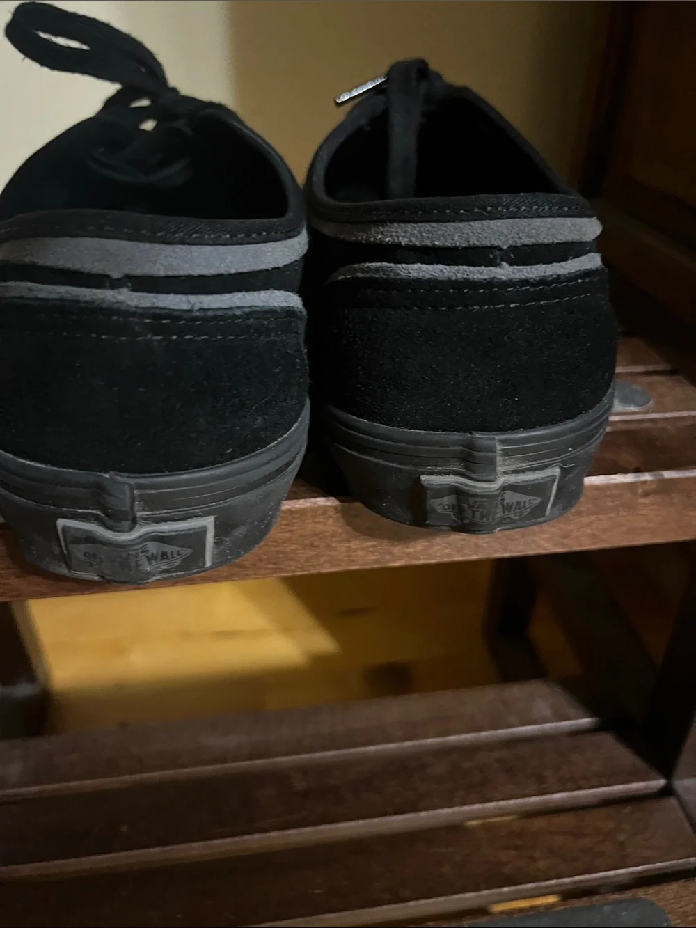 Vans all black