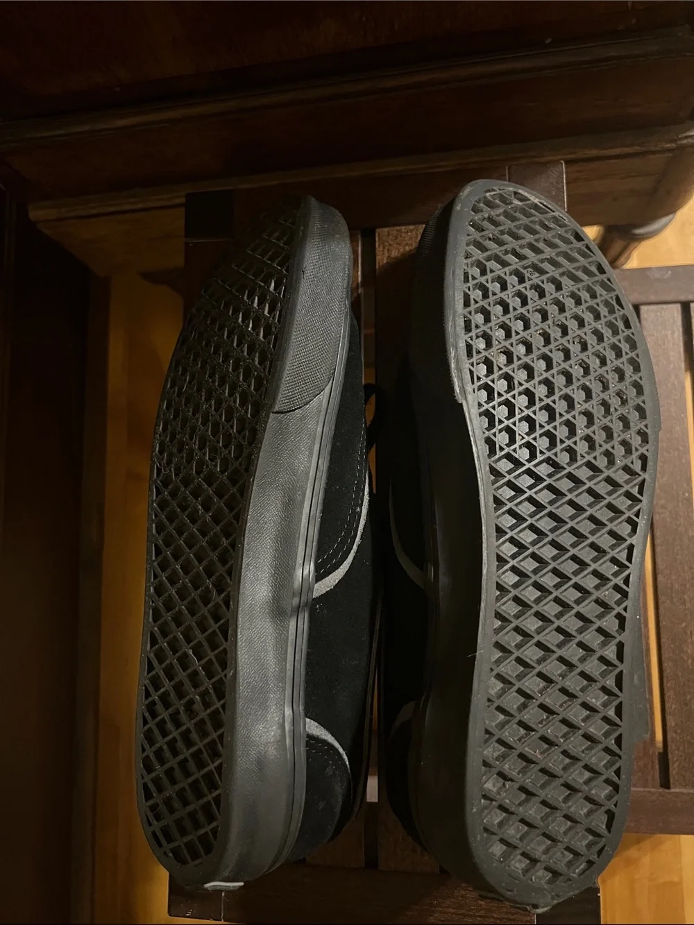 Vans all black