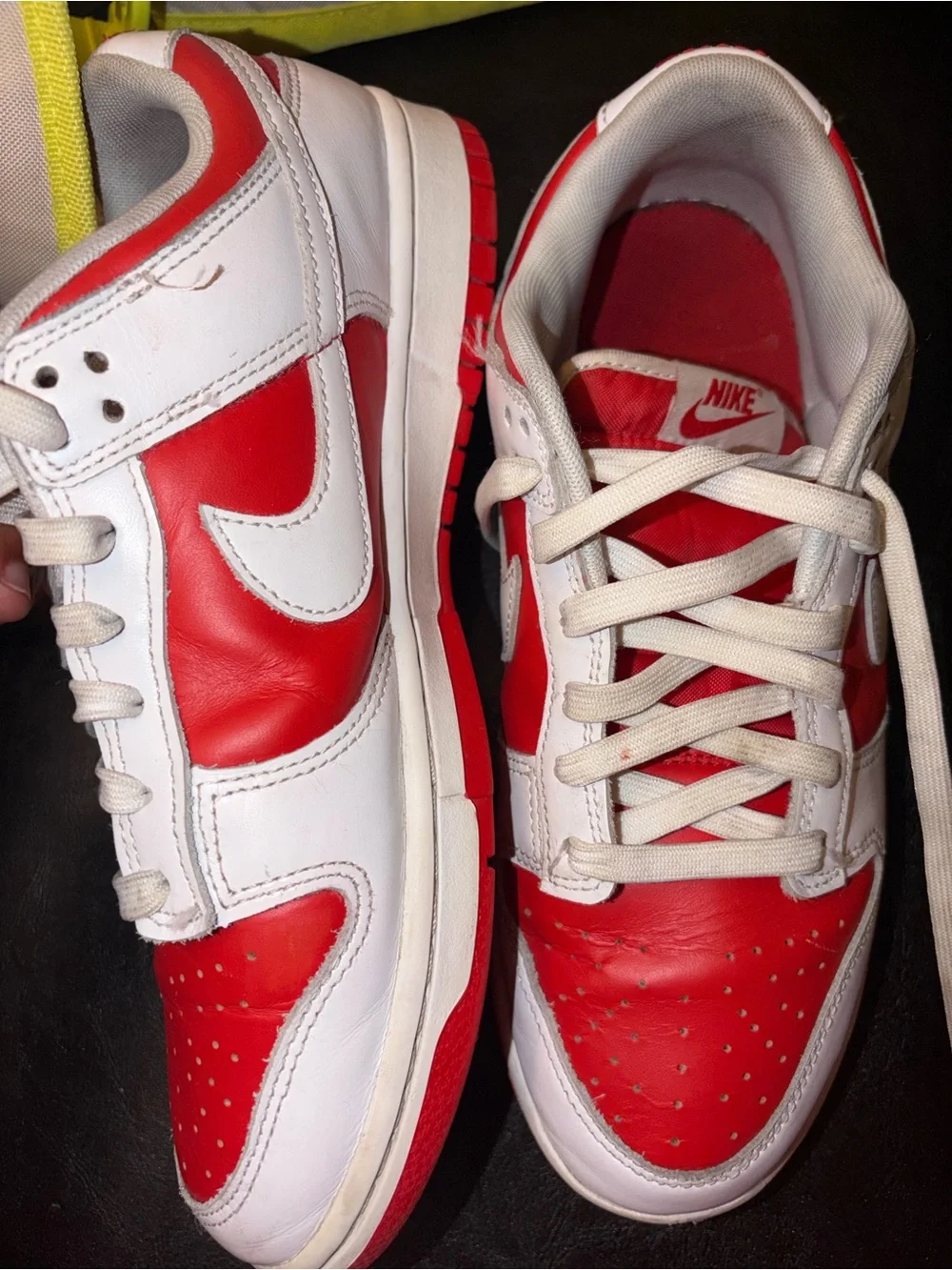 Nike overlays red sporty