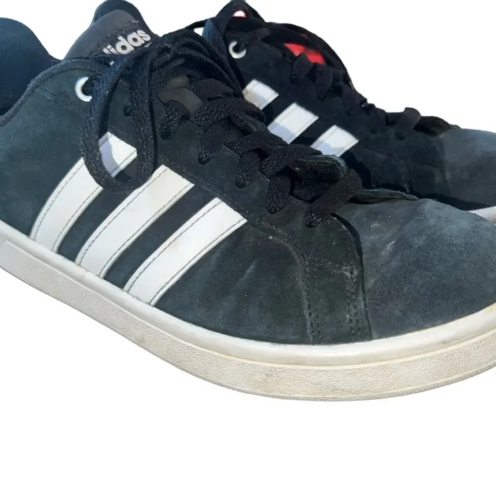 Adidas Men’s Sz 8 Cloudfoam Advantage Shoes‎ HWI 28Y001 ~Black/White~