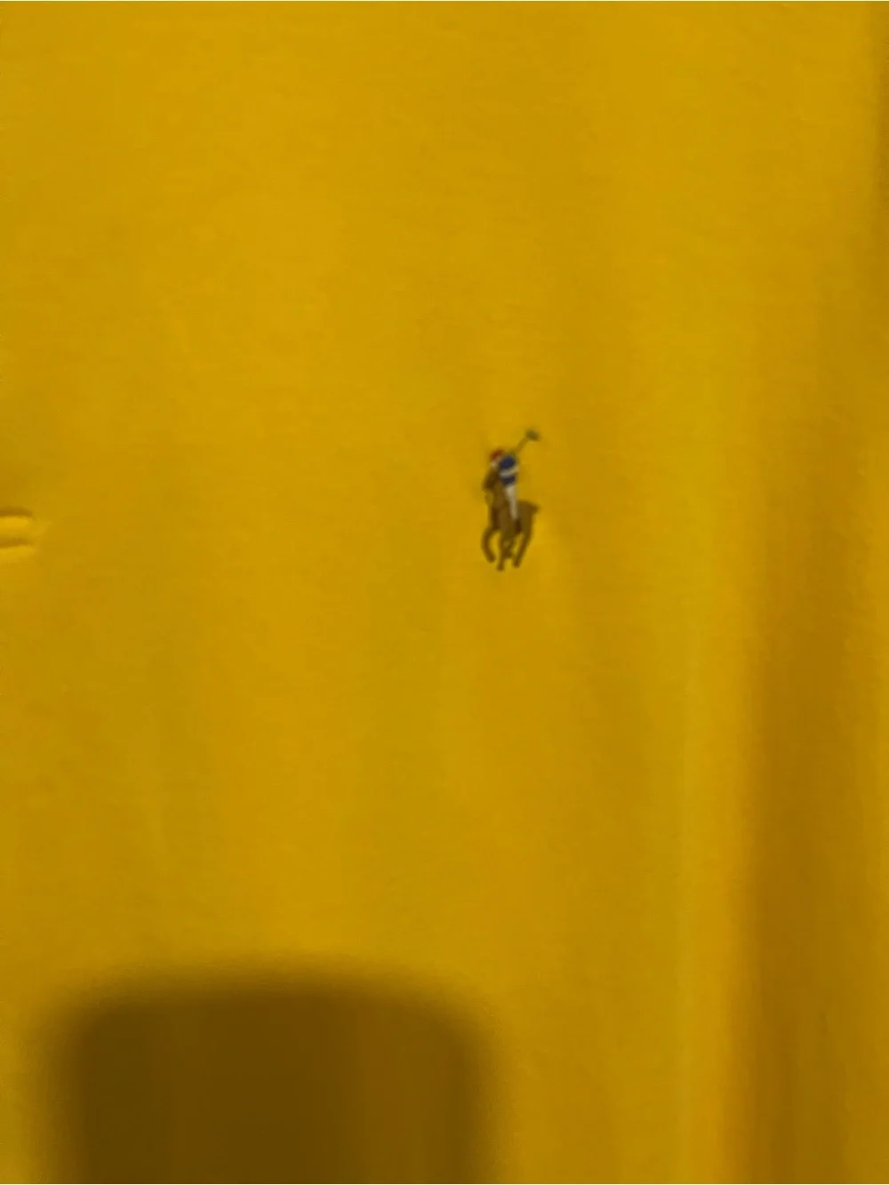 Polo Ralph Lauren Classic Fit Yellow Polo Shirt Men’s XL Short Sleeve Pony Logo