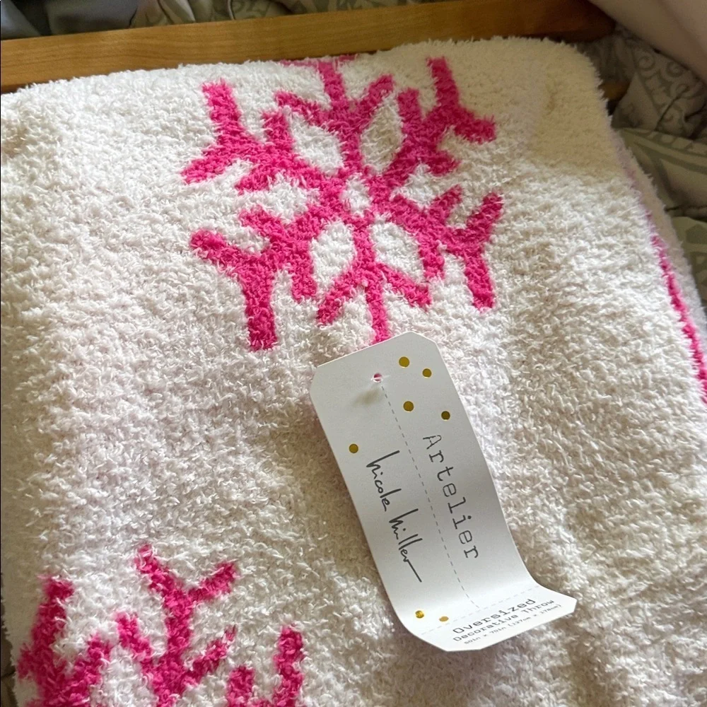 Viral pink Christmas Blanket