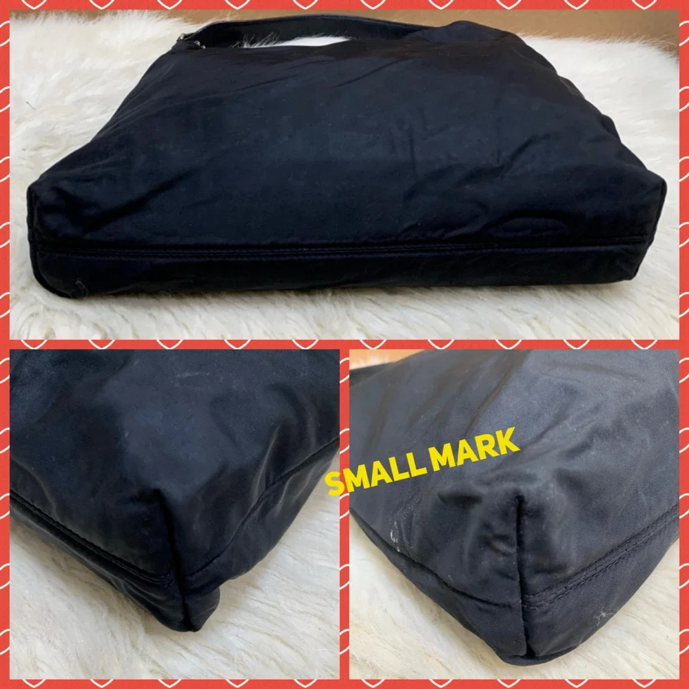 KATE SPADE Black Microfiber Nylon Vintage CLINTON Street SERENA Hobo
