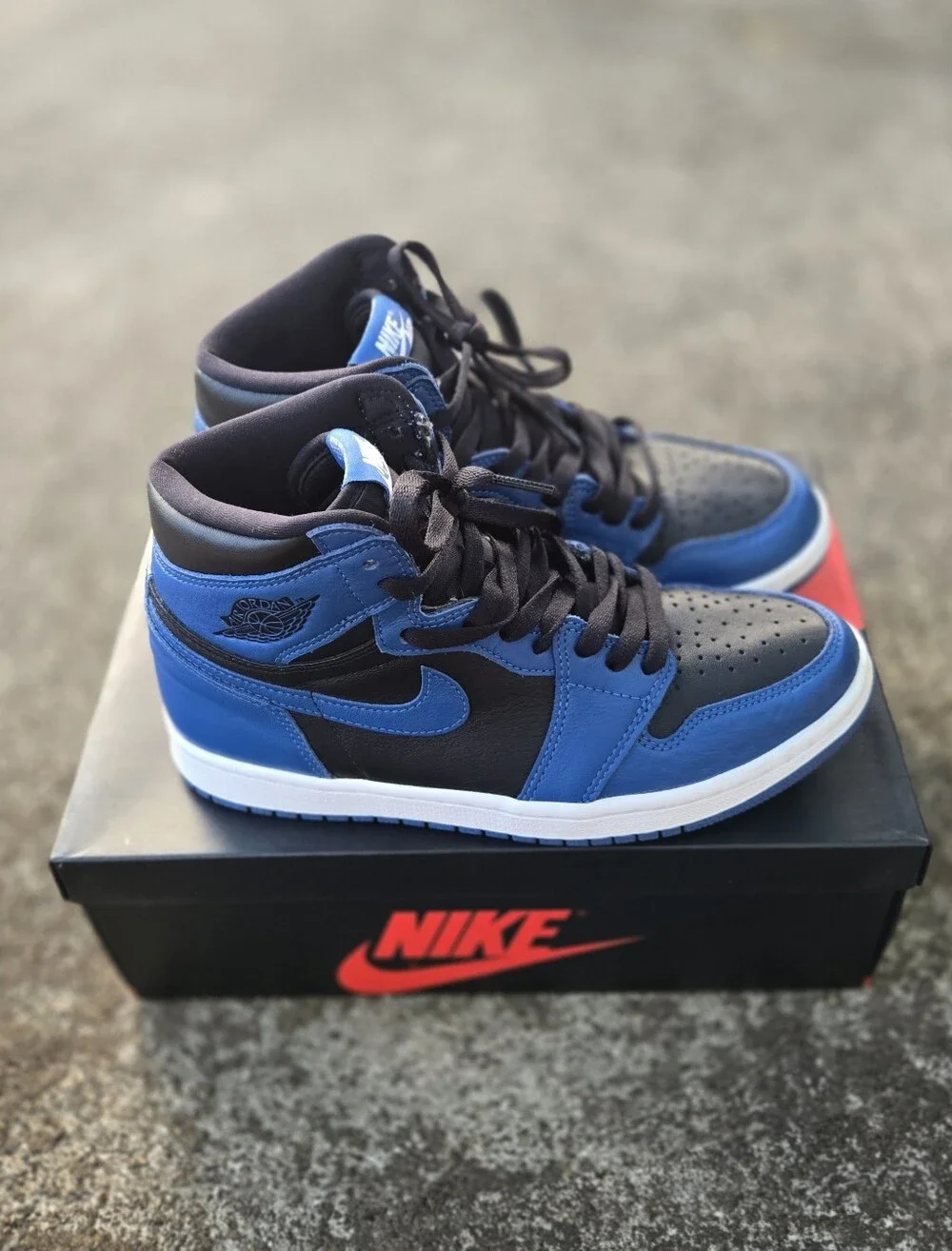 Nike Jordan 1 Retro High OG Dark Marina Blue | Original Box | Men 7.5 & Women 9