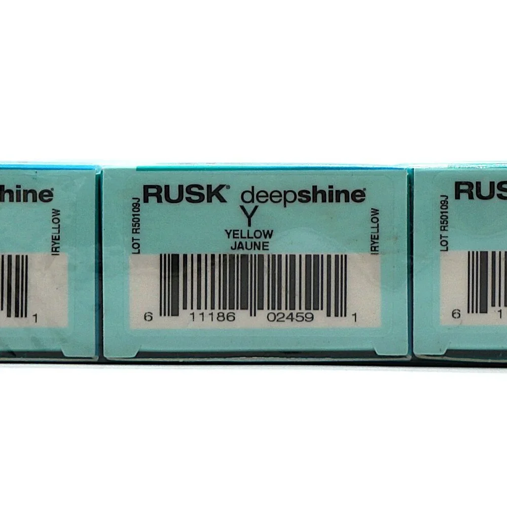 3 Pack RUSK Deepshine Pure Pigments Haircolor Y Yellow‎ 3.4 oz