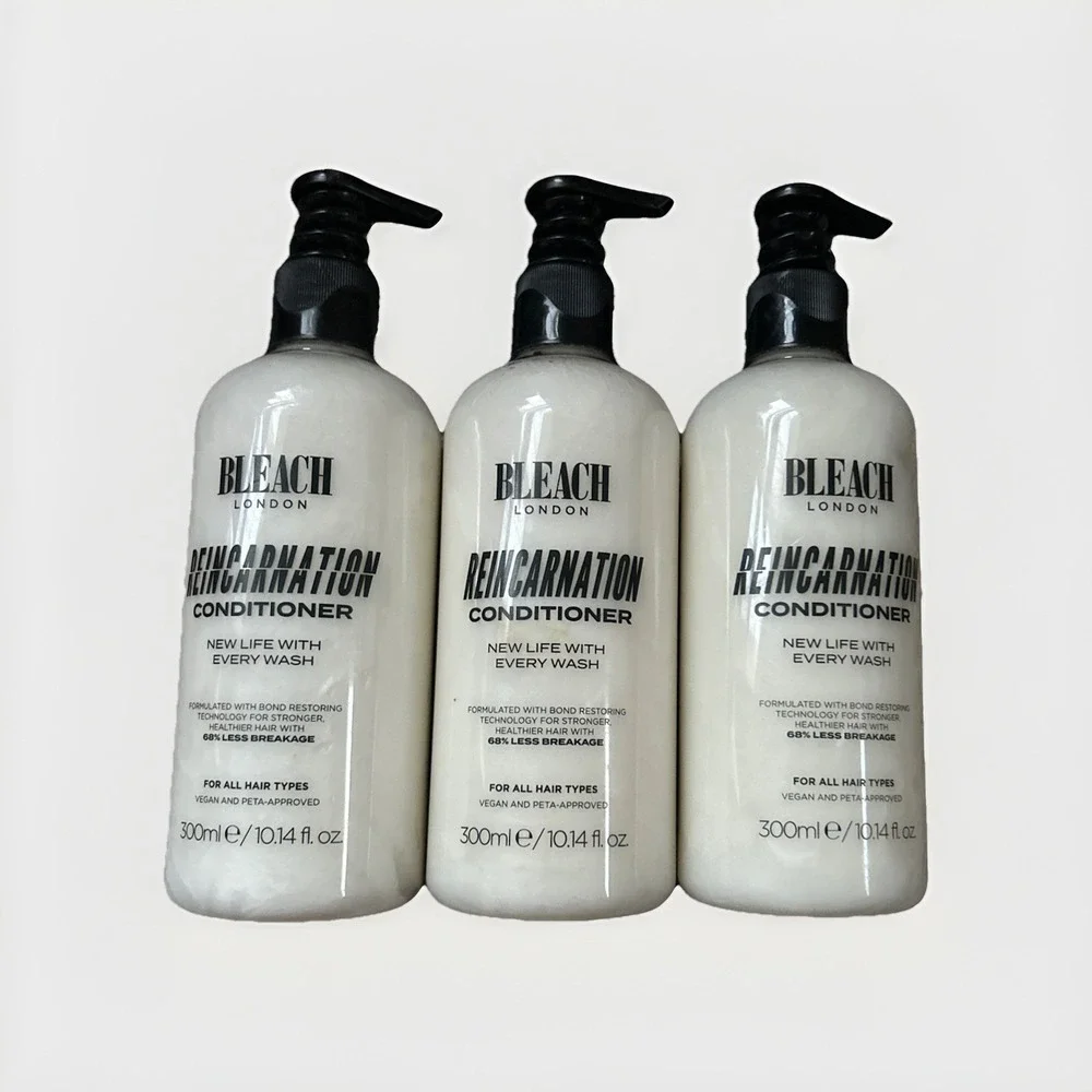 Bleach London Reincarnation Bond Restoring Conditioner‎ 10.14 oz 3 pack