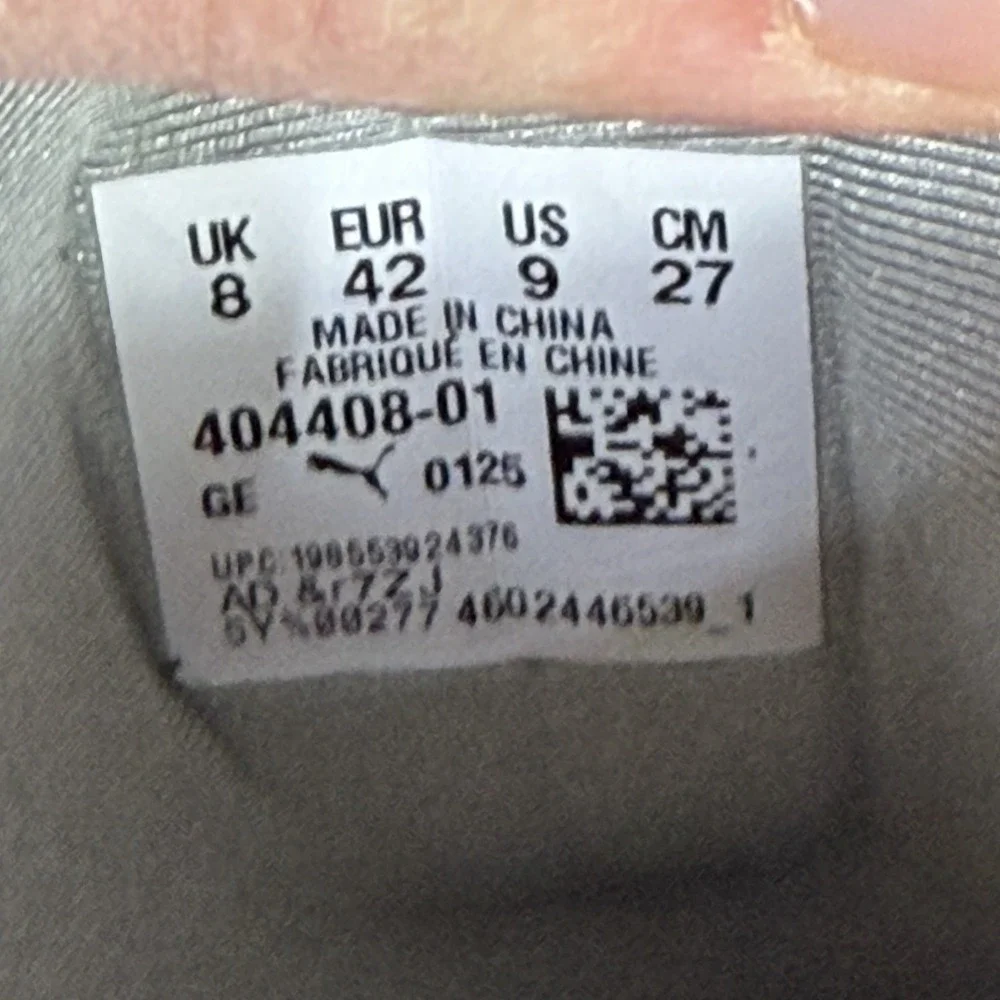 Puma size brand