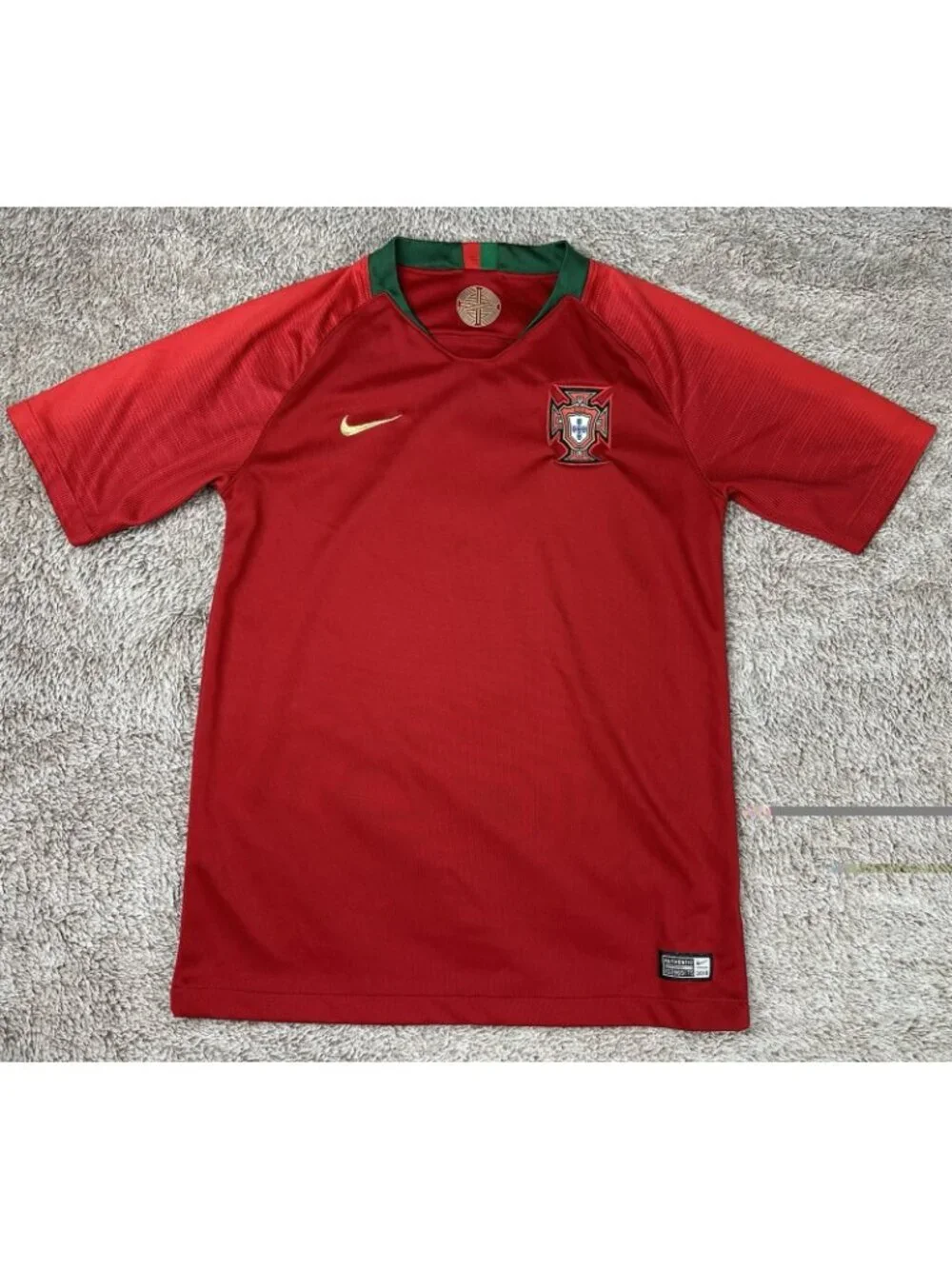 Nike Portugal Soccer Jersey Kids XL Red 2018 Home Authentic 893995-687