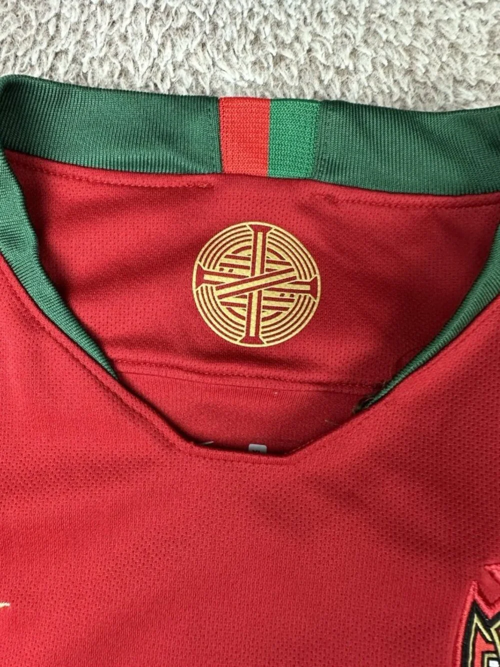 Nike Portugal Soccer Jersey Kids XL Red 2018 Home Authentic 893995-687