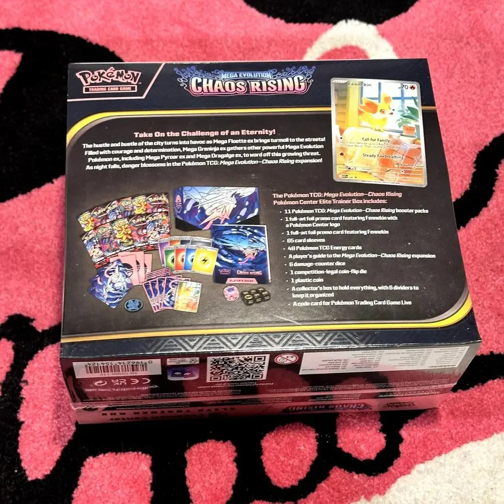 Pokémon Center Chaos Rising Elite Trainer Box – Sealed – As Pictured