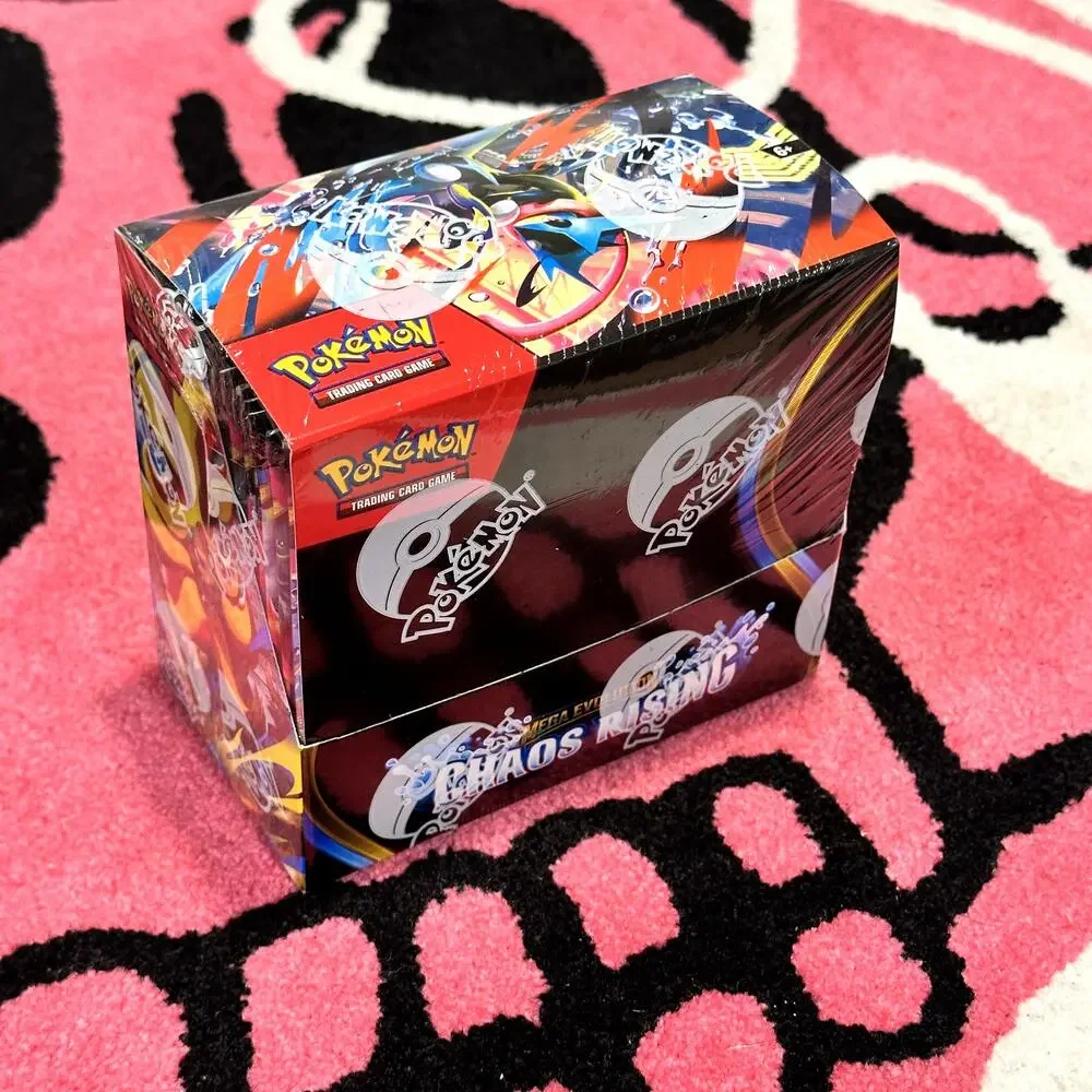 Pokémon Mega Evolution: Chaos Rising Booster Box – Sealed – As Pictured