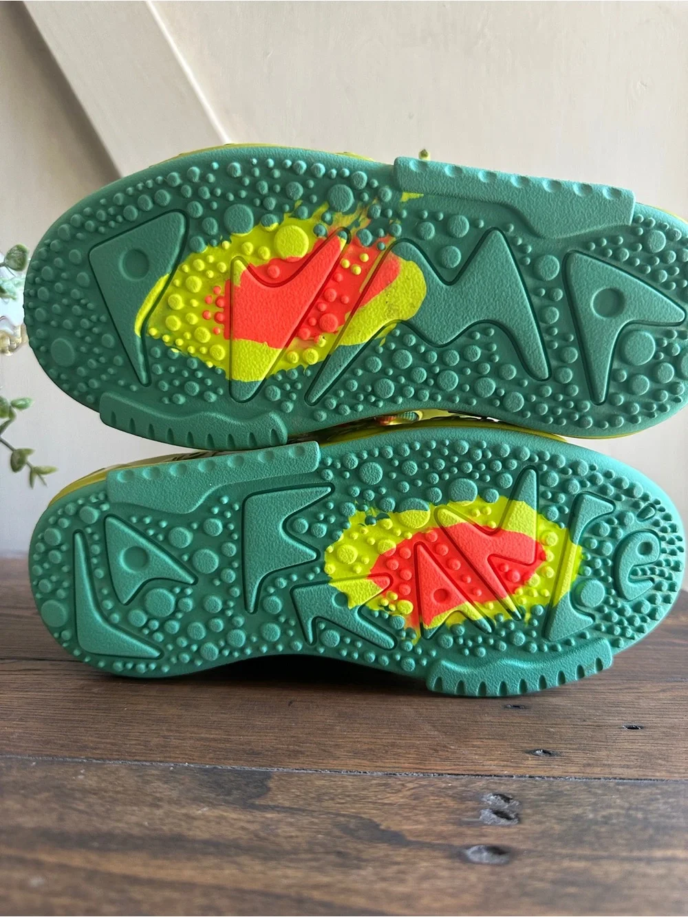 PUMA LaFrancé Heatmap LaMelo Ball Lime Green Platform Sneakers Men’s 4.5 EU 36