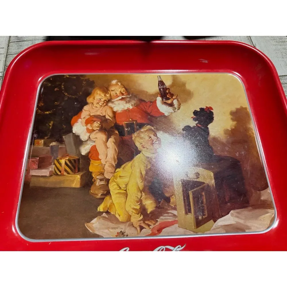 1986 Coca-Cola Christmas tray‎