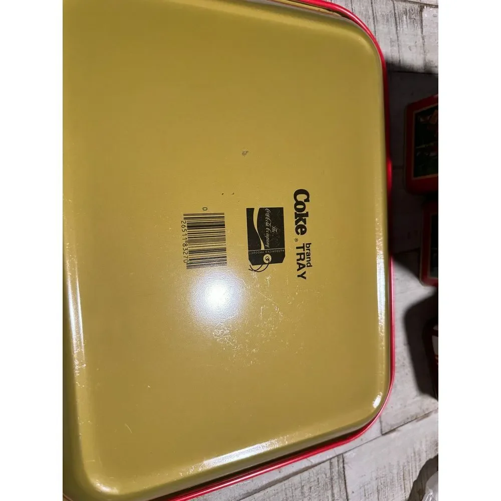 1986 Coca-Cola Christmas tray‎