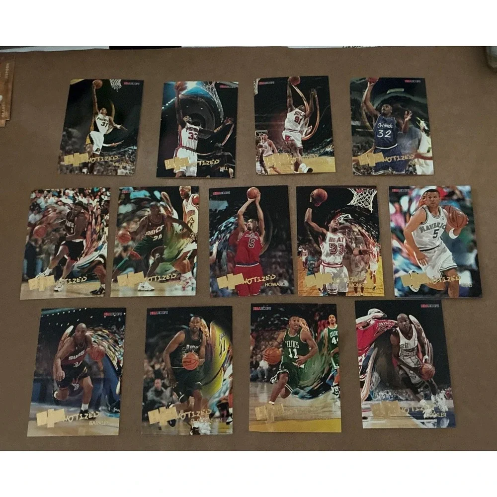 1996-97 Hoops Hipnotized‎ 13 Card Lot O'Neal Rodman Mourning Kidd Barkley Payton
