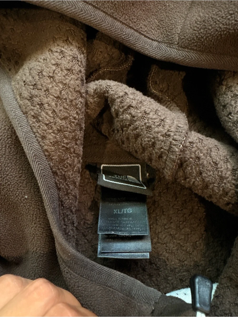 The North Face cozy brown