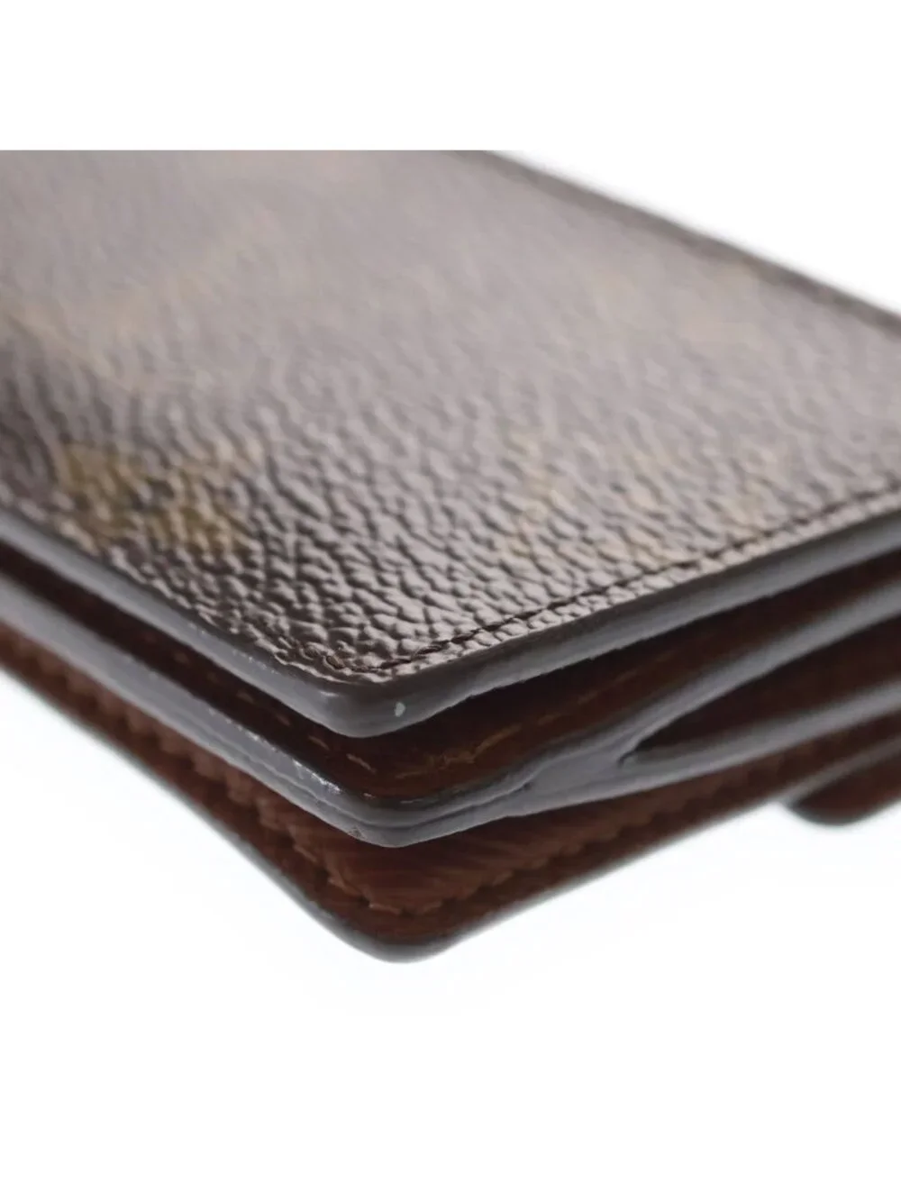 Louis Vuitton Monogram Porte-Monnaie Accordion Coin Case Wallet Brown