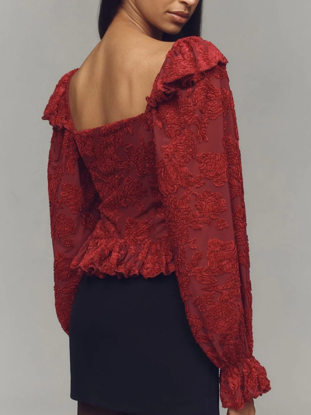 Anthropologie rich red