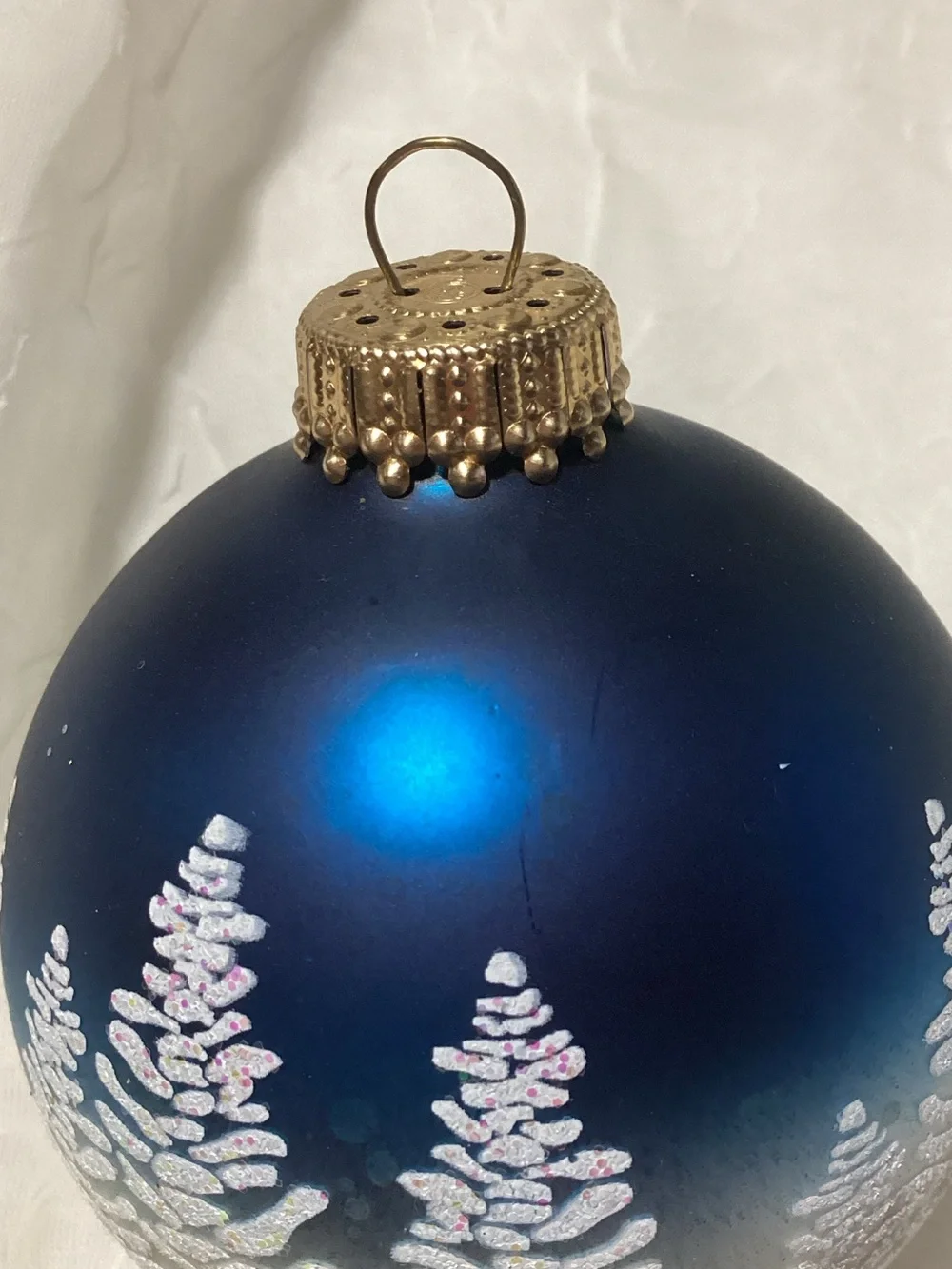 Christmas By Krebs Glass Sleigh Ride Holiday Tree Ornaments in Box x3 USA