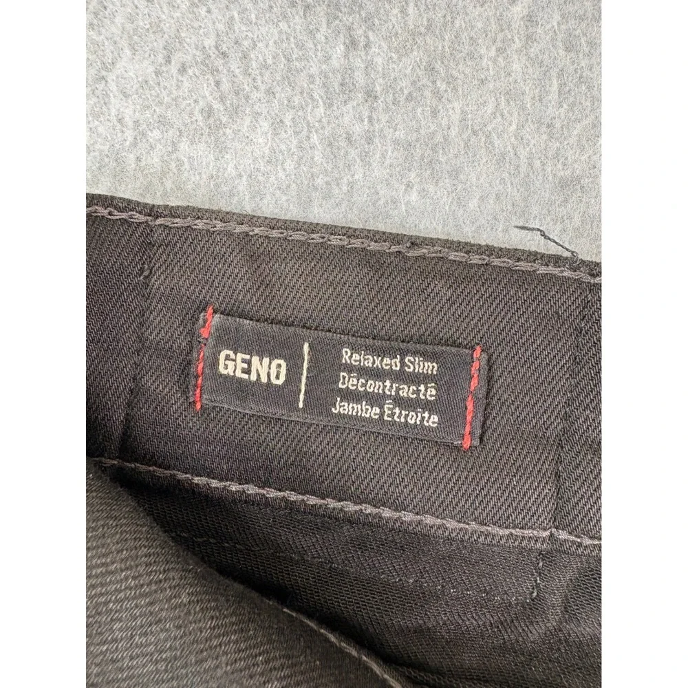 True‎ Religion Geno Relaxed Slim Black Jeans Mens 30 Stretch MDAE08N41C