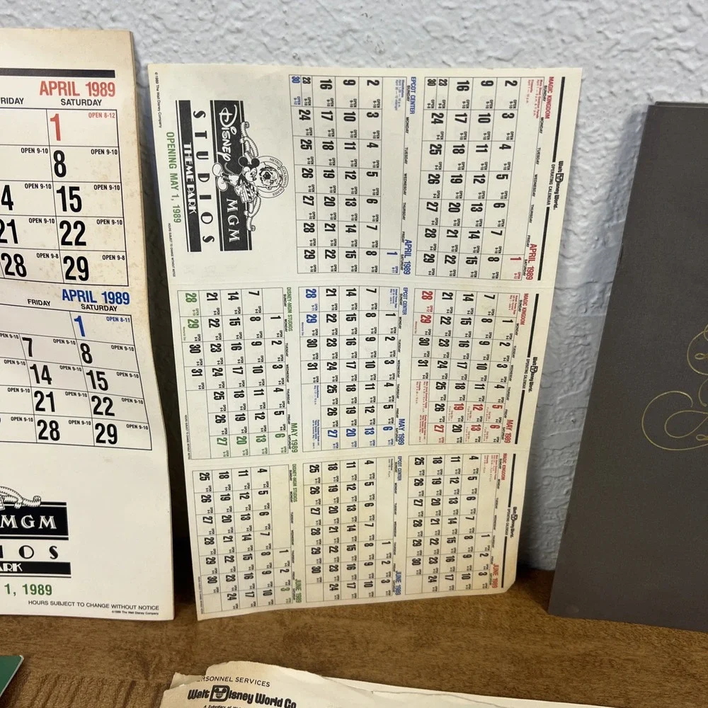 Vintage‎ Disneyland/Disney World Employee Cast Member Admission Pass & More!