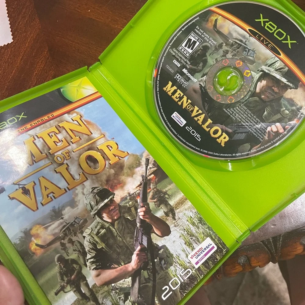Xbox Men‎ Of Valor Video Game